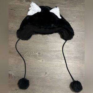 NWOT Dolls Kill / Darker Wavs Diatonic Cat Ear Beanie